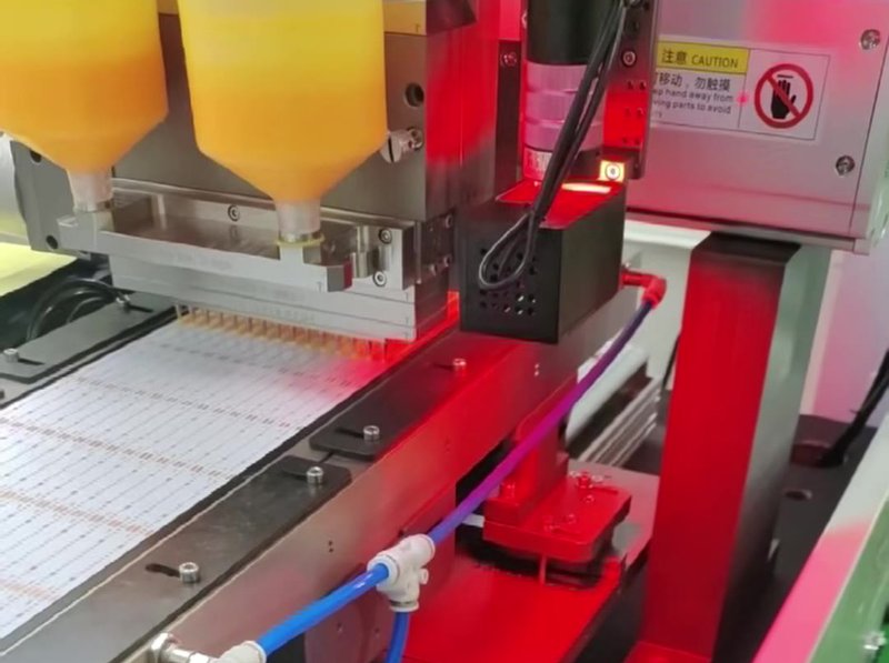 COB dispensing & testing line — SKY STAR factory