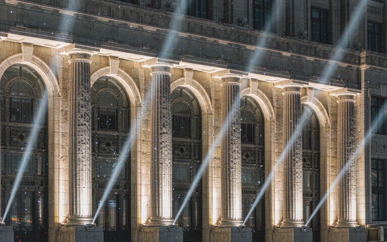 Column grazing — SKY STAR LED Spot / Projector Light
