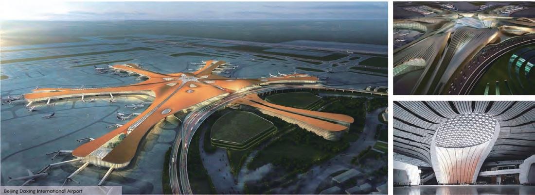 Airport facade outlines — SKY STAR Silicone Neon Flex